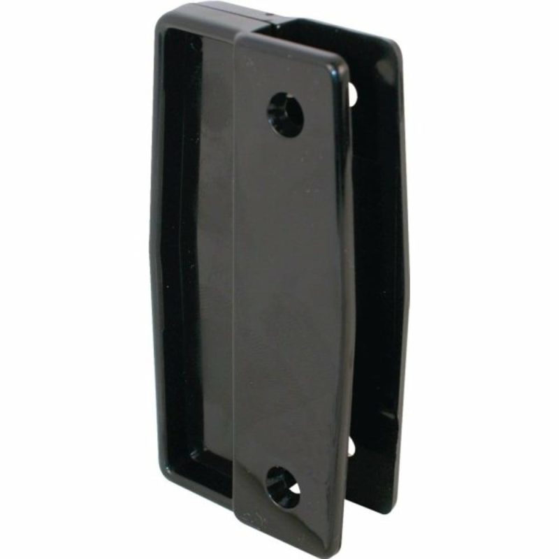 Black Plastic 3″ Hc Sliding Screen Door Pull Set