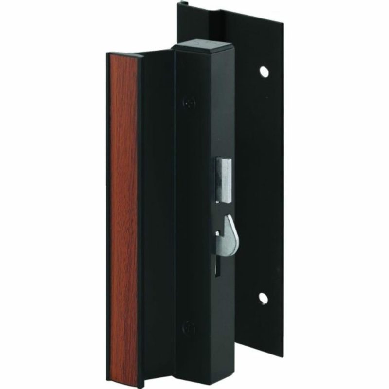 Black Sliding Door Handle Set