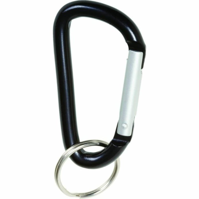 C Clip Key Holder , Black, Large 3-1/8″, Package Of 5