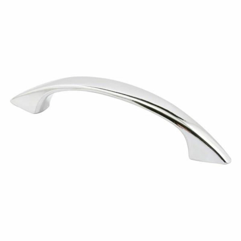 Cabinet Door Pull Handle, Chrome Plated,package Of 2