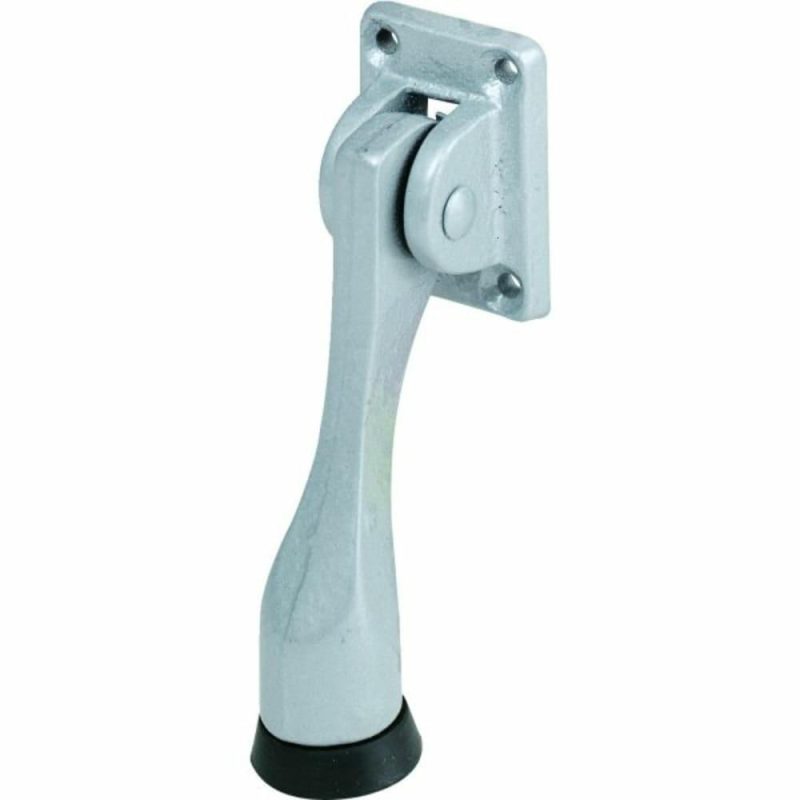 Cast Iron Kick Down Door Holder, 4 Inch, Gray, Package Of 5