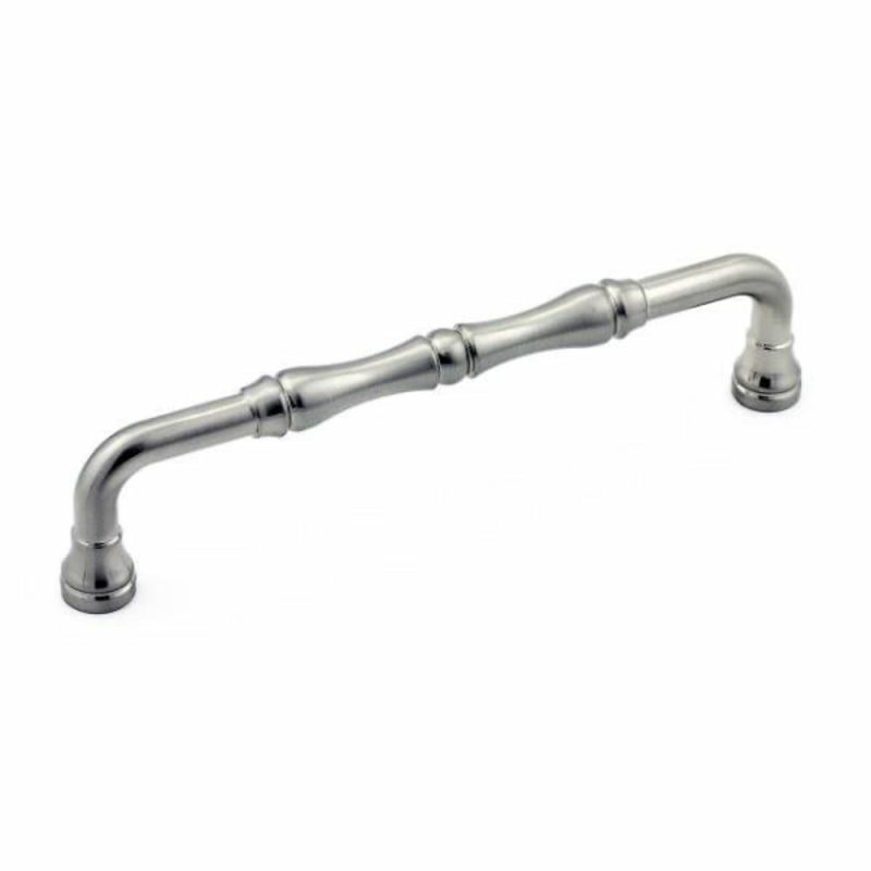 Center-To-Center Brushed Nickel Traditional Drawer Pull