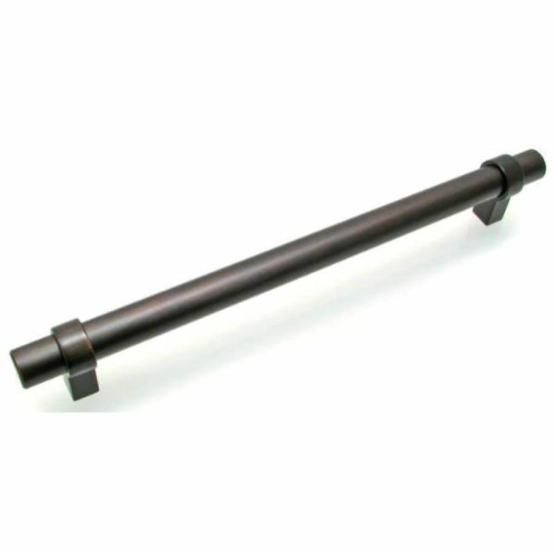 Center-To-Center Brushed Oil-Rubbed Bronze Contemporary Drawer Pull