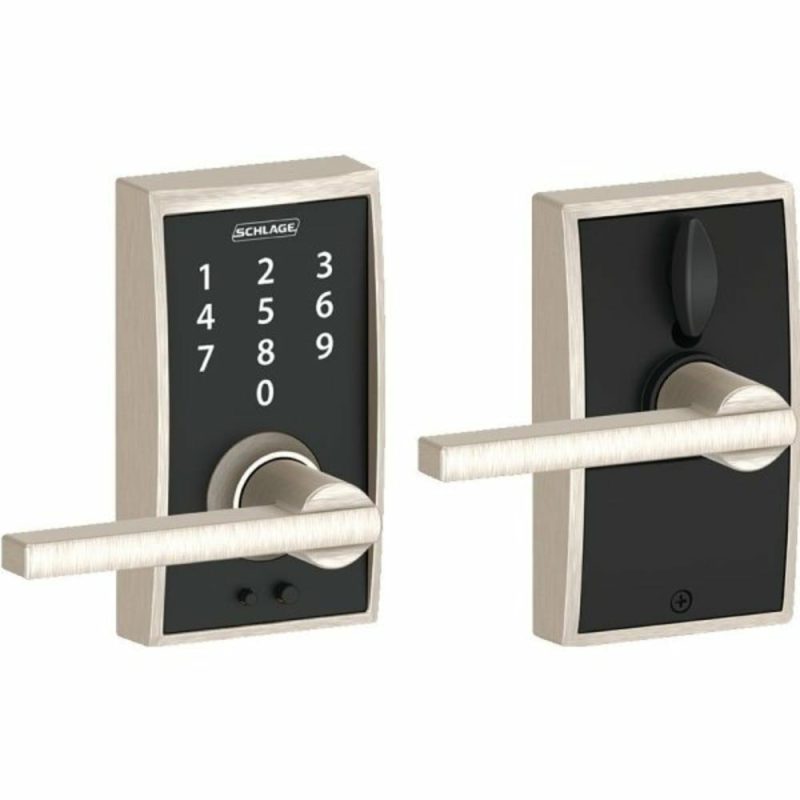 Century Style Touch Entry Latitude Lever With Flex-Lock, Satin Nickel