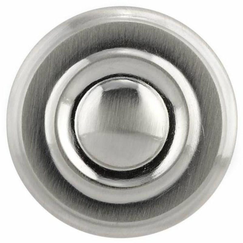 Classic Traditional 1-1/4-In Round Knob Brushed Nickel Metal