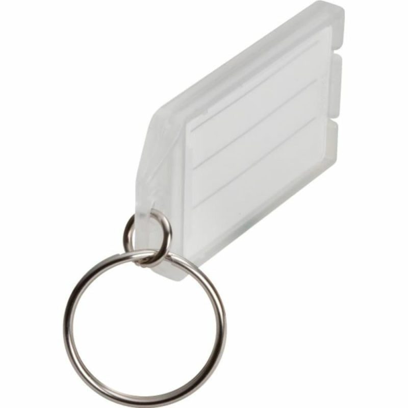 Clear Plastic Id Tag Package Of 10