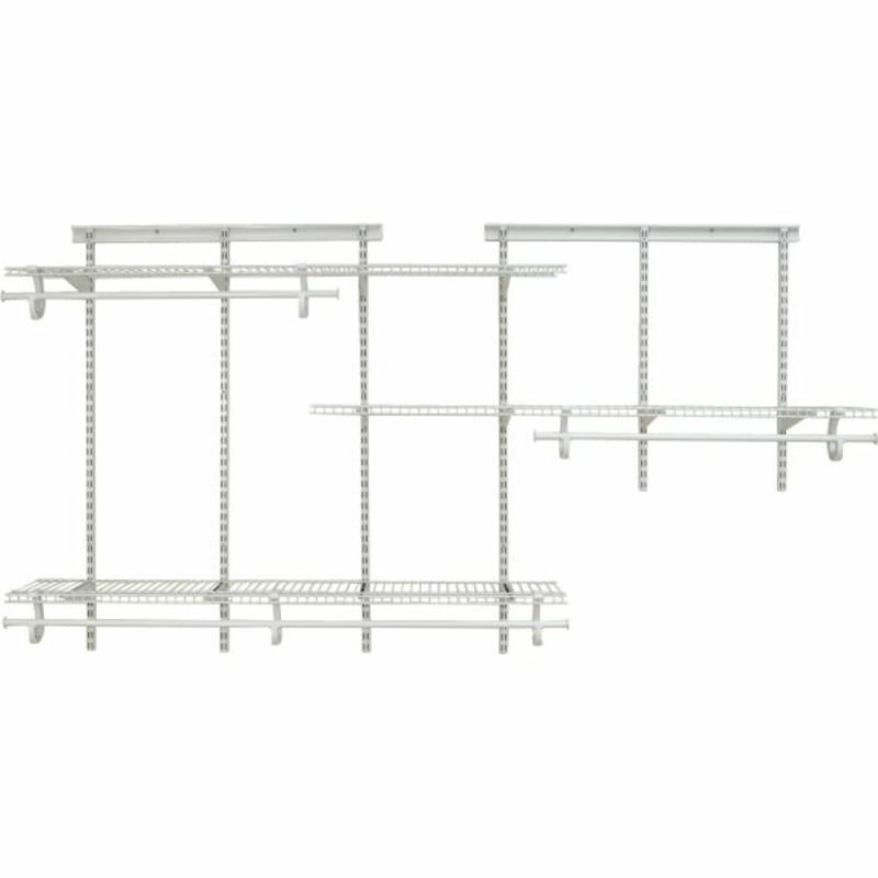 Closetmaid Shelftrack™ 5- 8′ Wide Adjustable Wire Shelving Closet Organizer