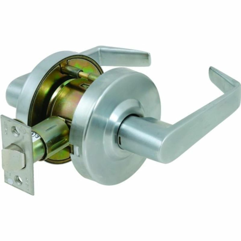 Commercial Liverpool Passage Lever, Satin Chrome