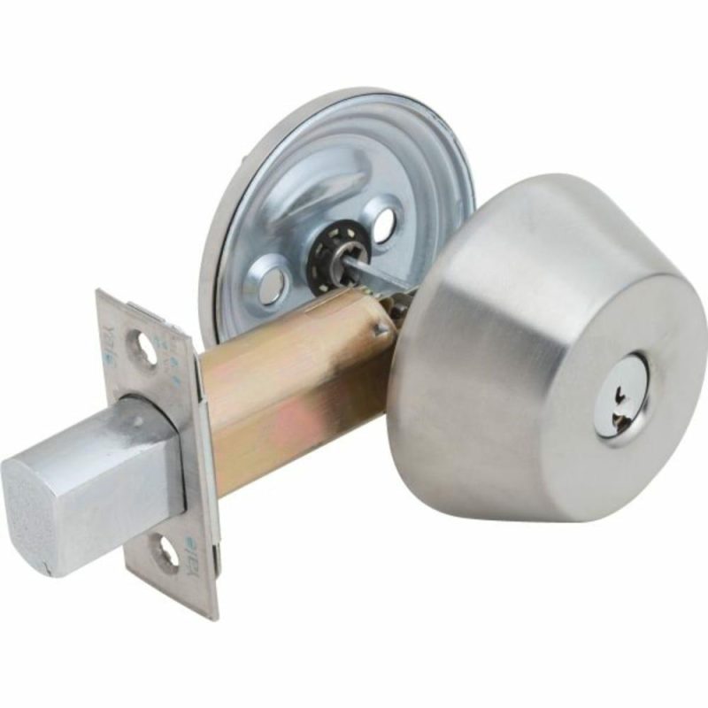 Commercial Single Cylindrical Deadbolt For 2-¾” Backset, Certified Ansi/bhma A156.5 Grade 2