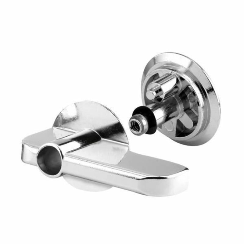 Concealed Latch Lever Set, Cast Zamak, Chrome , Security Fastener Set