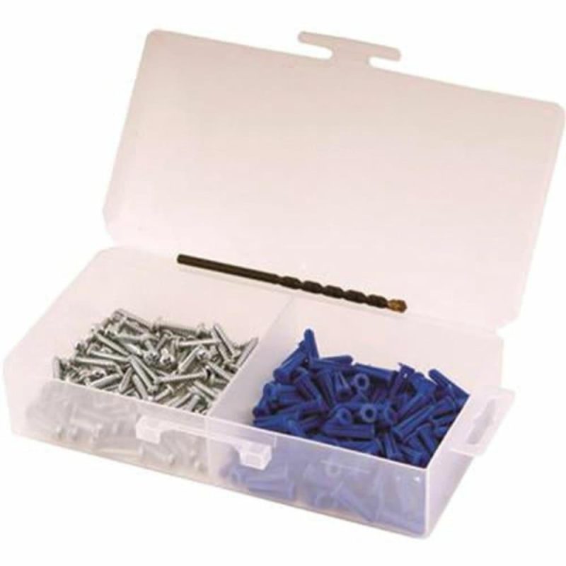 Conical Wall Anchor Kit W/ #10 Phillips Screws And Drill Bit