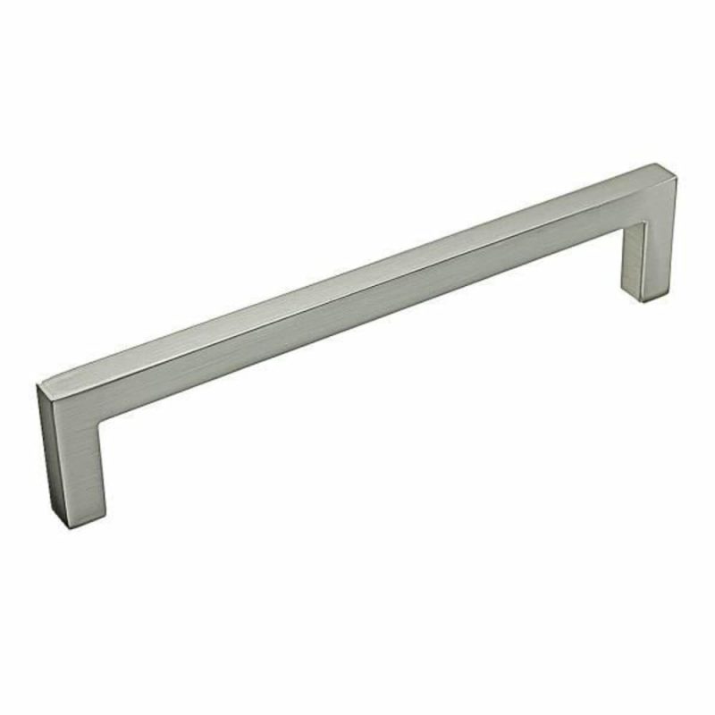 Contemporary 6-5/16-In Cabinet Pull Brushed Nickel Metal