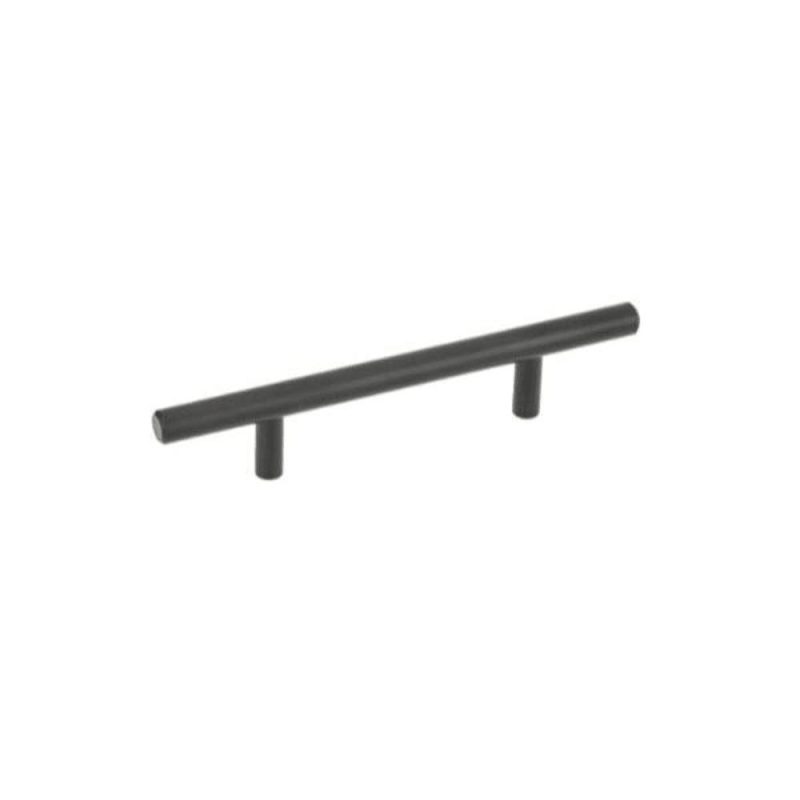 Contemporary Steel Pull, 3 3/4 In 96 Mm Matte Black