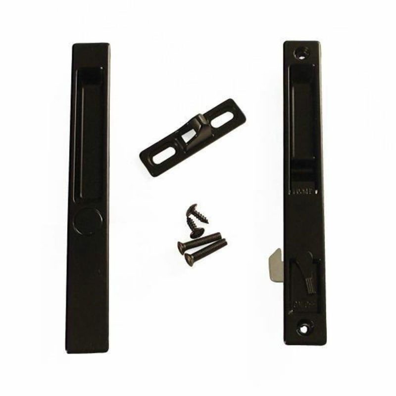 Croft Flush Sliding Glass Door Handle Black