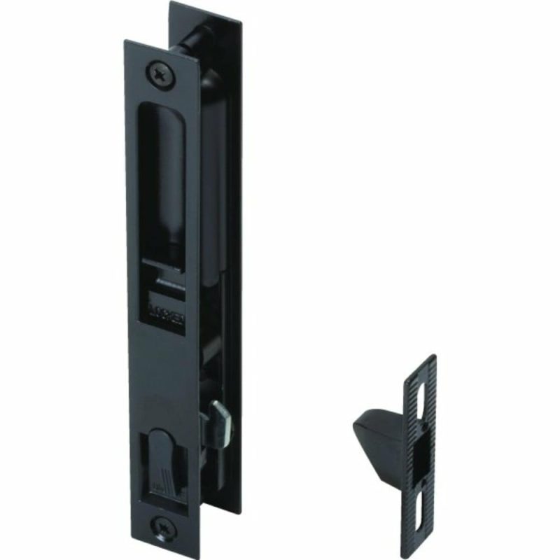 Croft Flush Sliding Glass Door Handle Black