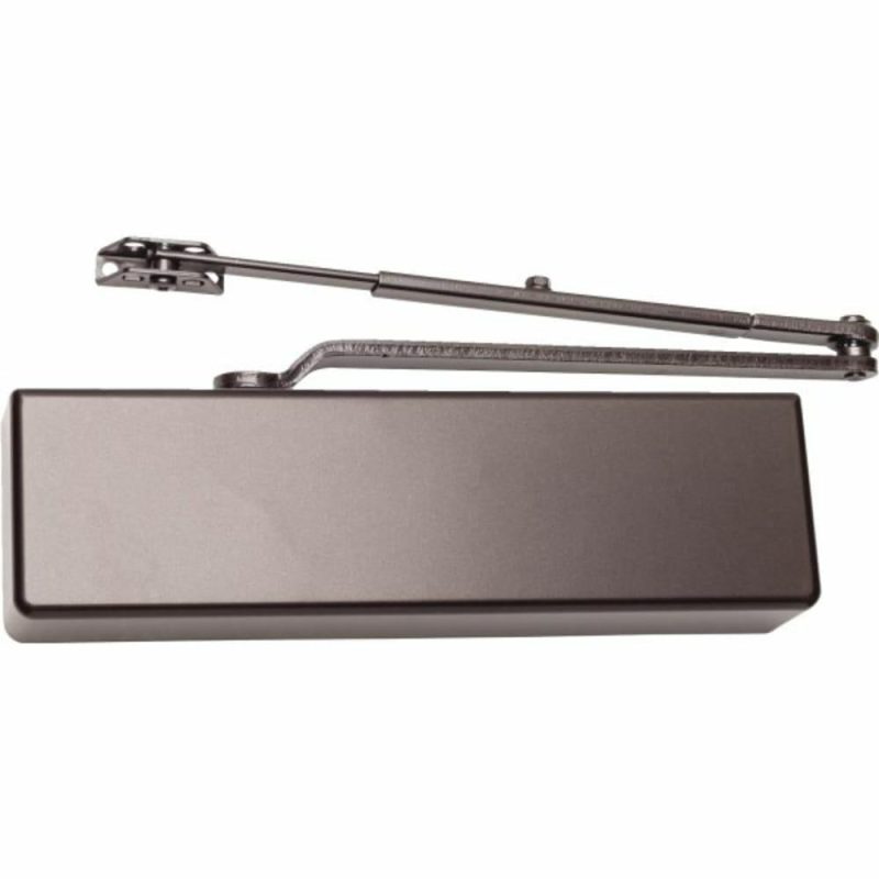 Dark Bronze Heavy-Duty Security Door Closer