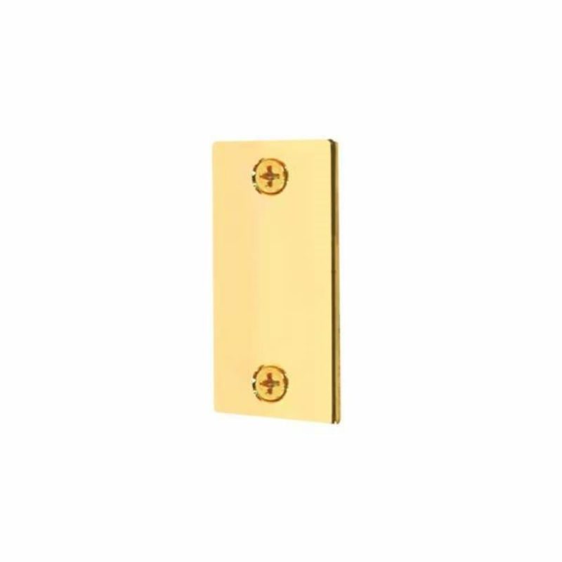 Defender Sec 1-1/8in X 2-1/4in Brass Dr Filler Plate