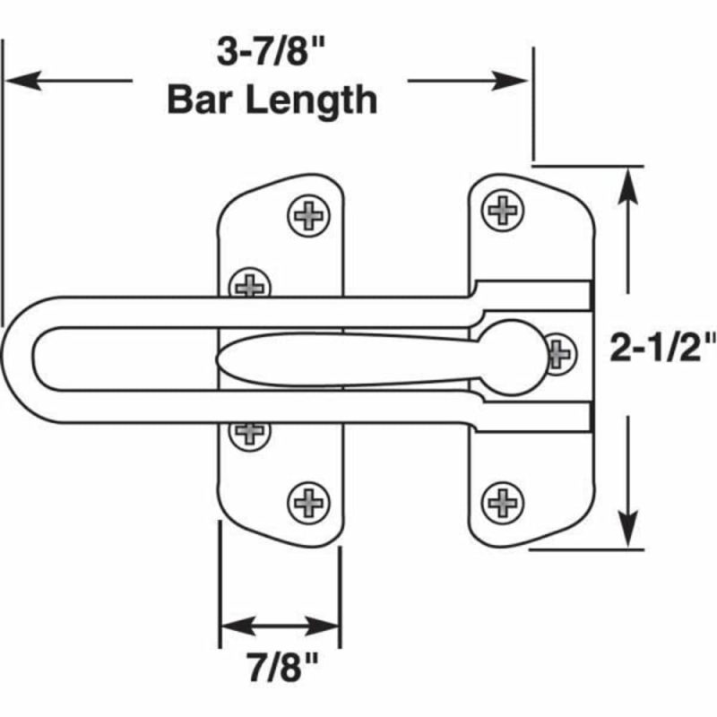 Defender Sec , Bright Brass , Swing Bar Dr Guard