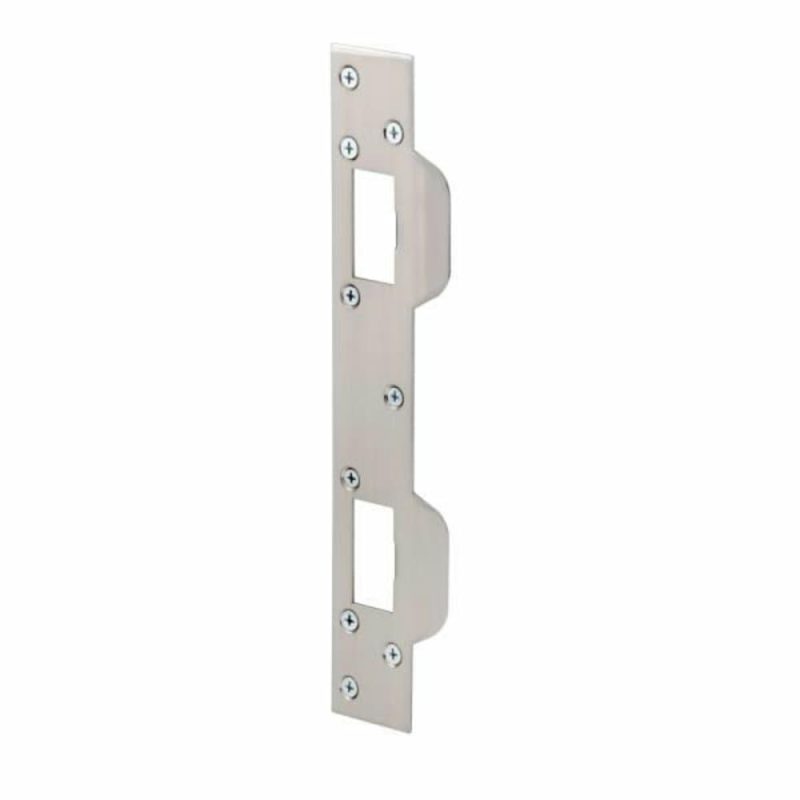 Door 5-1/2in – 6in Hole Centers, Steel, Satin Nickel