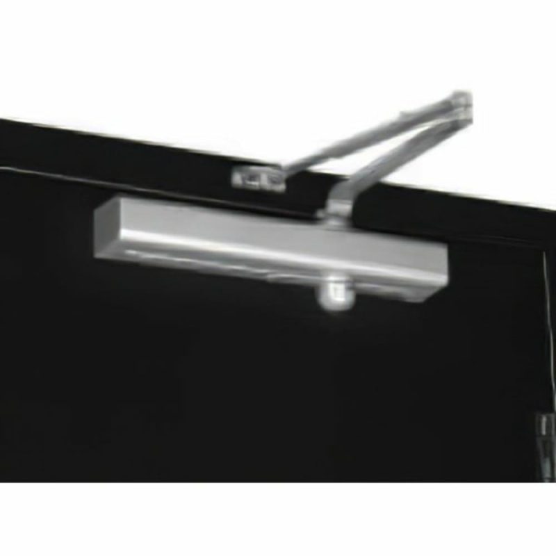 Door Controls Surface Door Closer Slim Line, Aluminum