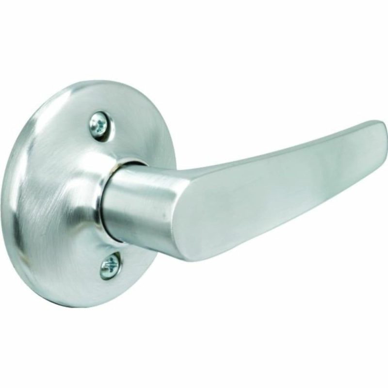 Door Lever, Half Inactive/dummy, Metal, Satin Chrome