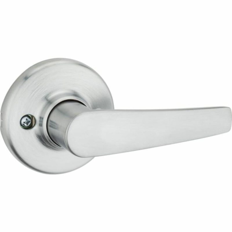 Door Lever, Half Inactive/dummy, Metal, Satin Chrome