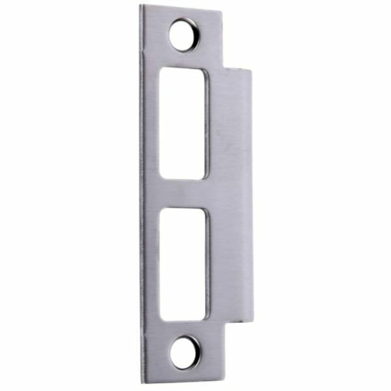 Door Strike, Satin Chrome, L Series, Standard Lip