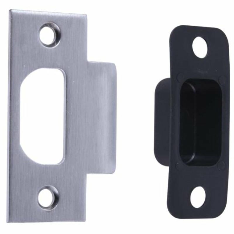 Door Strike, Satin Chrome, Universal Strike, Standard Lip