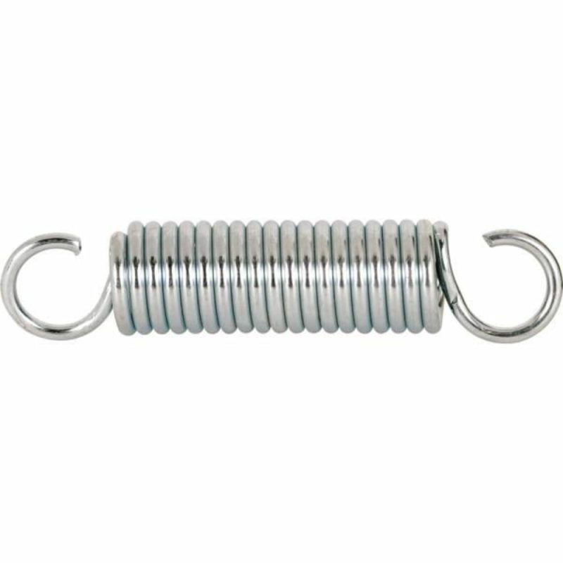 Extension Spring, Spring Steel, Loop, Open, Package Of 2