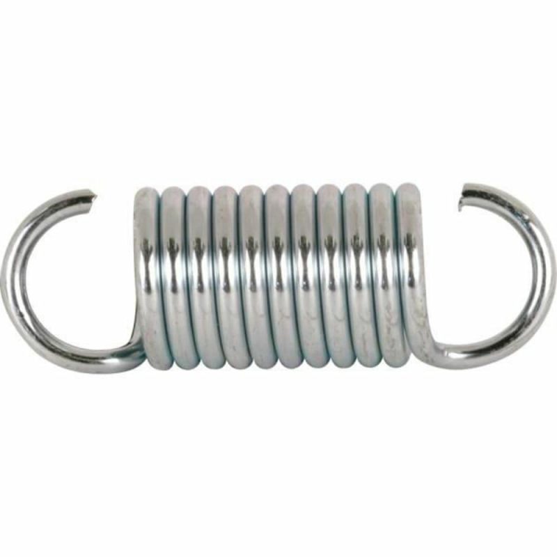 Extension Spring, Steel, Single Loop, Open, Package Of 2