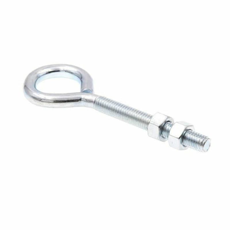 Eye Bolts With Nuts,zinc, Package Of 20