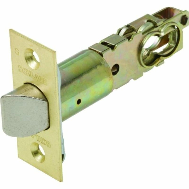 F Series Adjustable Spring Latch , Antique Brass , Passage Or Privacy