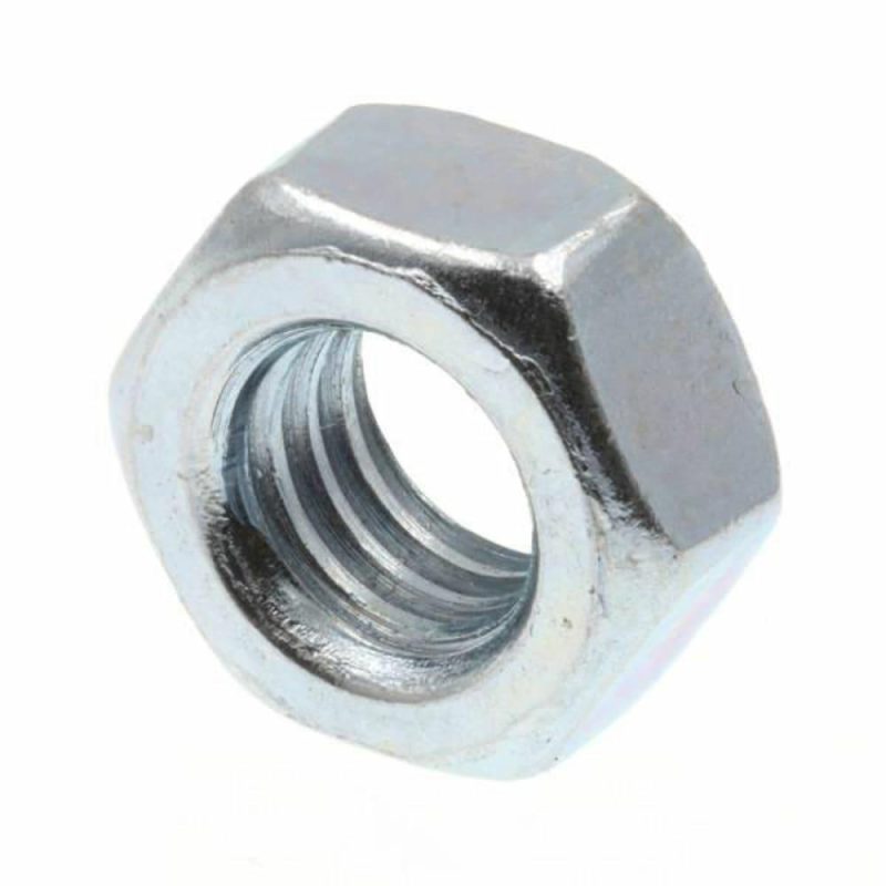 Finish Hex Nuts, Class 8m6-1.0, Zc, Package Of 25