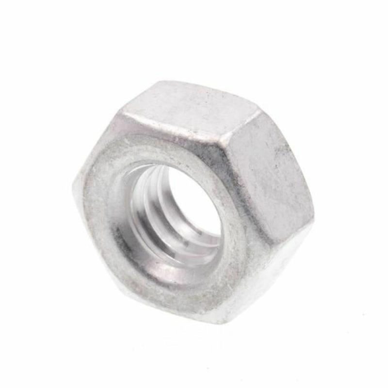 Finished Hex Nuts, -20, Alum, Package Of 25