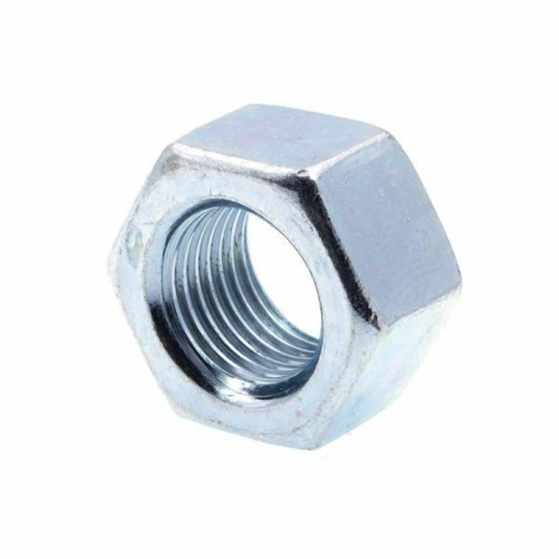 Finished Hex Nuts, -20, Grade 5 Zc Stl, Package Of 25