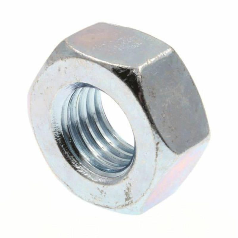 Finished Hex Nuts, Class 8 Met, M10-1.25, Zc Stl, Package Of 10