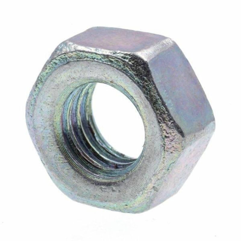 Finished Hex Nuts, Class 8 Met, M5-0.80, Zc Stl, Package Of 25