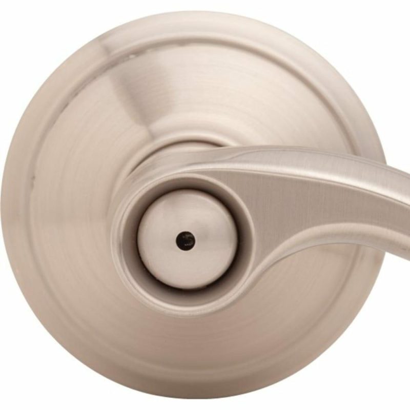 Flair F Series Lever, Privacy, Grade Aaa, Satin Nickel