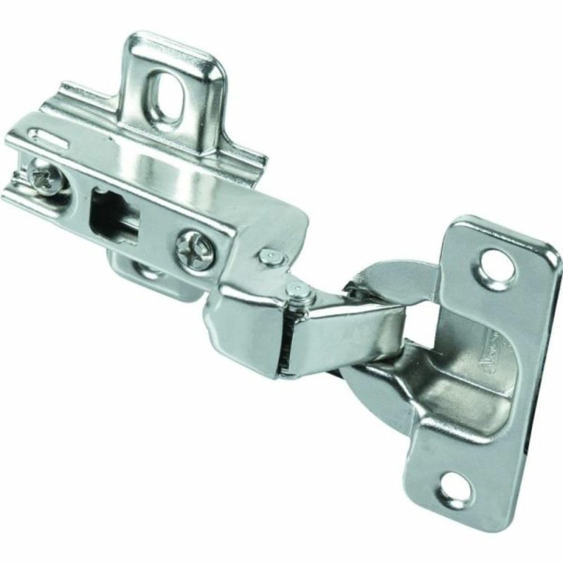 Full Inset Self-Closing Concealed Cabinet Hinge For Frameless Cabinets Pack Of 2