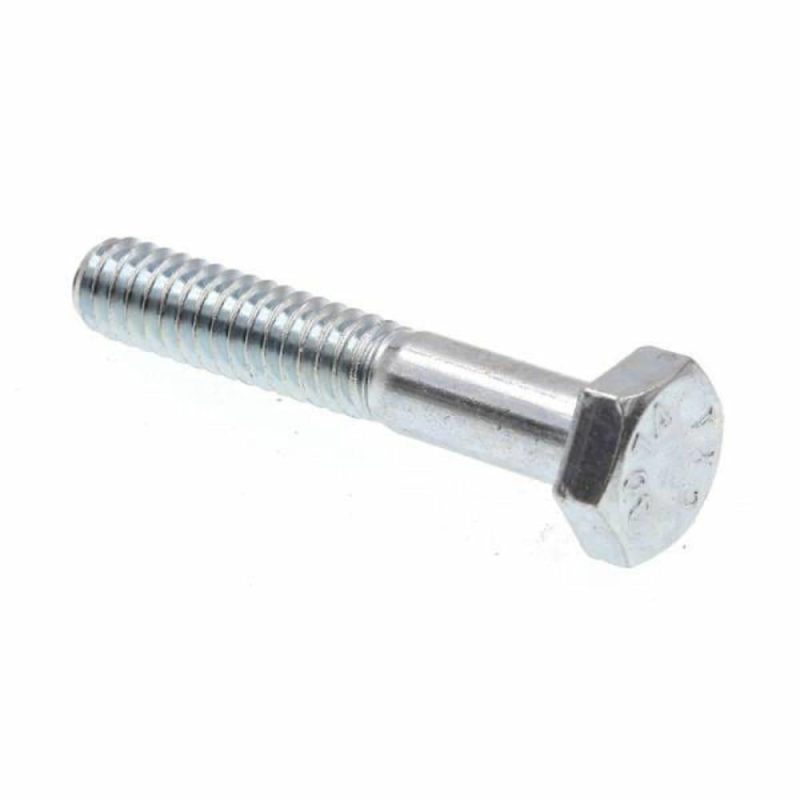 Hex Bolts, -20 X 1- A307 Grade A Zc Stl,Package Of 100