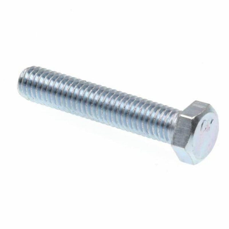 Hex Bolts, 3/8in-16 X 2in, A307 Zc Steel, Package Of 25