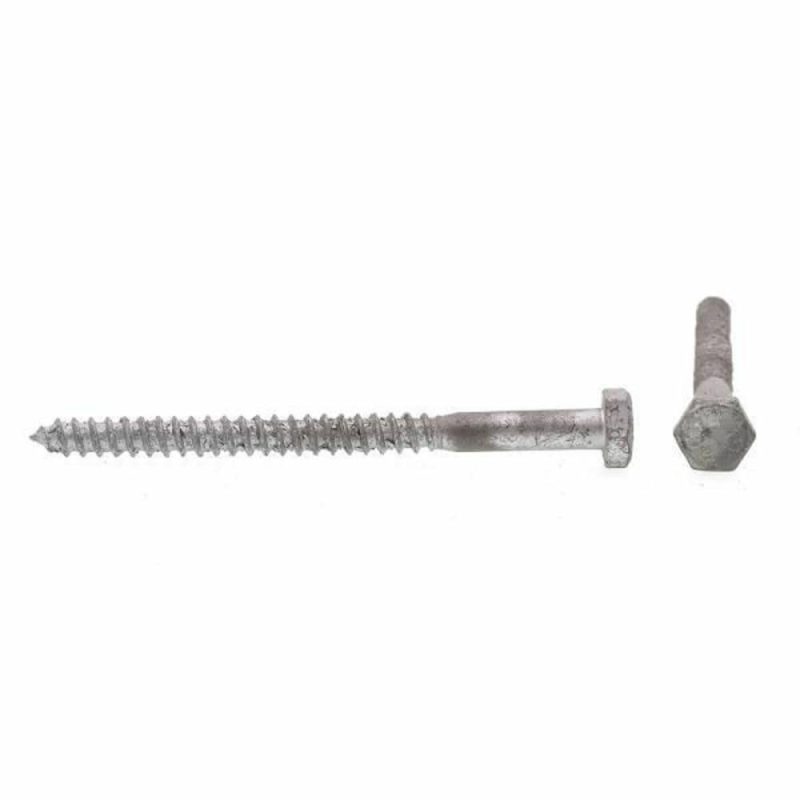 Hex Bolts, 5/16 In.-18 X 1 In., A307 Gr A Zc Sl, 0, Package Of 25