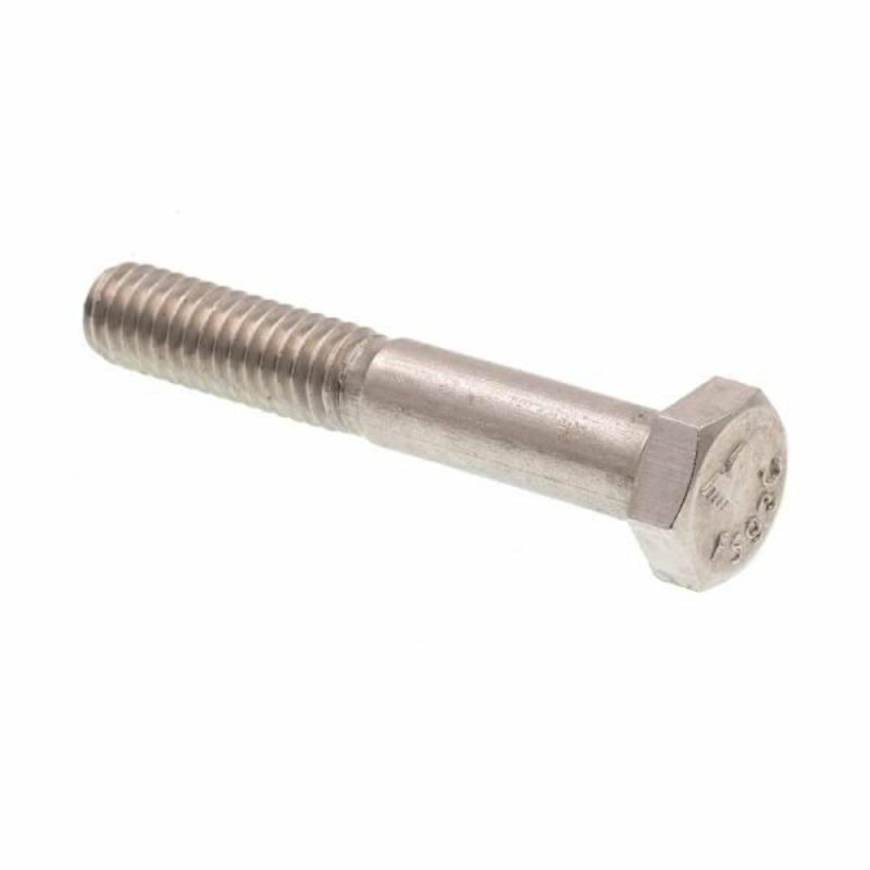 Hex Bolts, 5/16in-18 X 2in, 304 Ss, Package Of 50