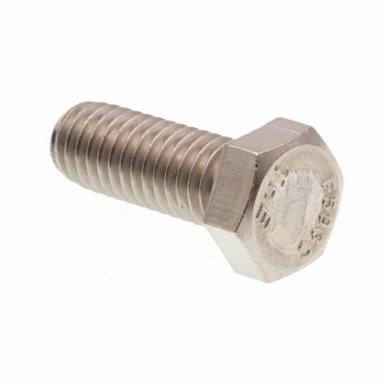 Hex Bolts , Grade 304 Stainless Steel , 3/8-16 X 1″ , Package Of 25