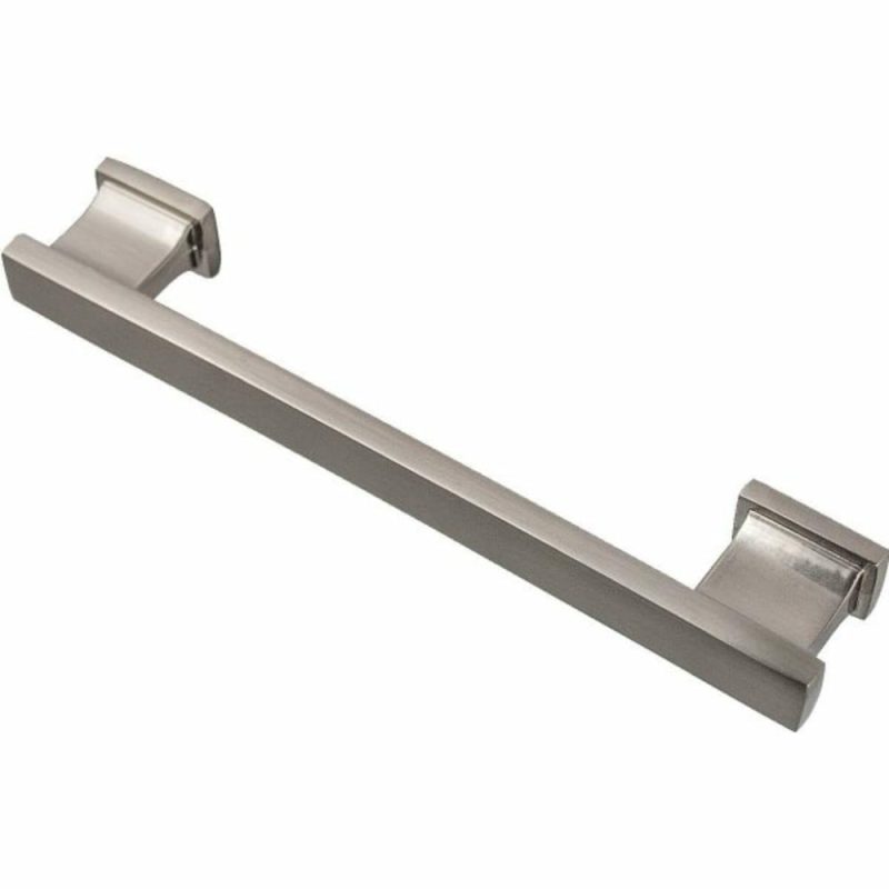 Hexa Cabinet Handle In Brushed Satin Nickel, 5.04 Inches