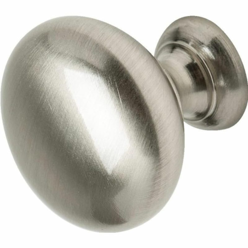 Hollow Brass Knob Satin Nickel Package Of 5