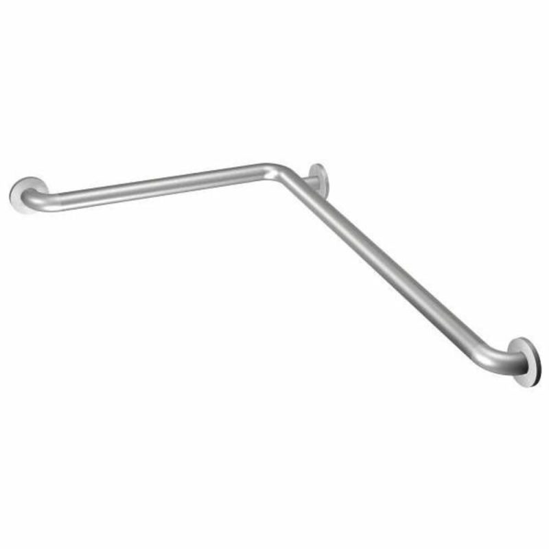 Home Care 16 X 32 In. Peened L-Shaped Grab Bar