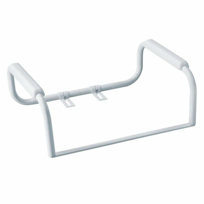 Home Care Glacier Toilet Safety Bar, Built-In Support Bars