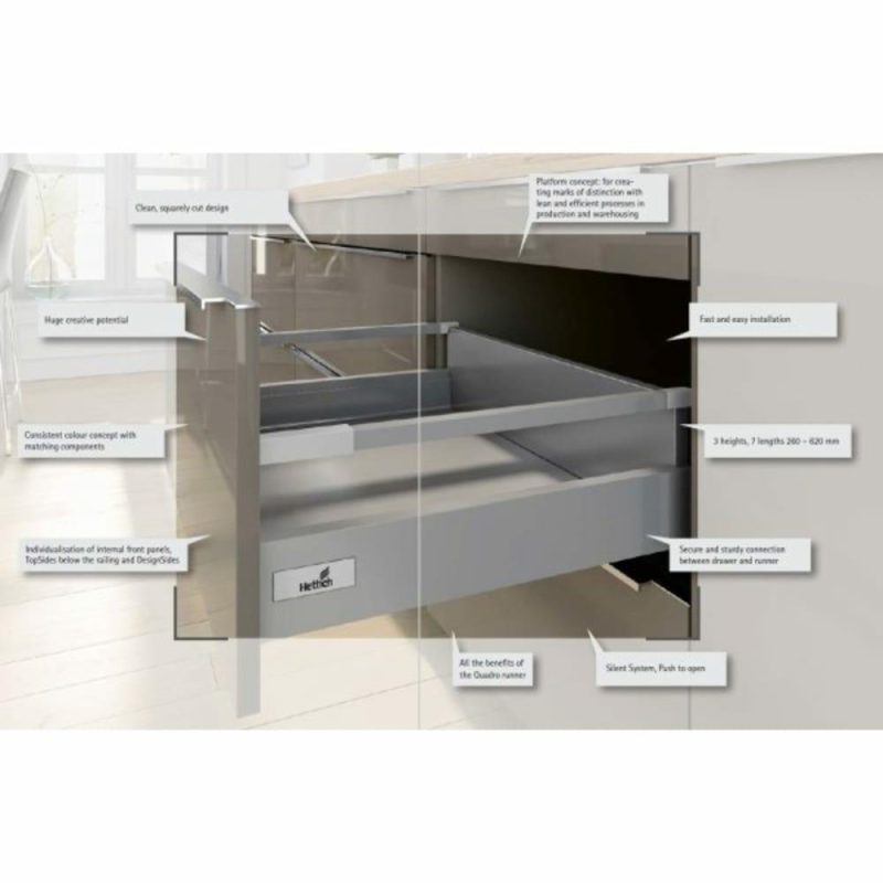 Innotec 18.50 Silver 3 Standard Cabinet Drawer