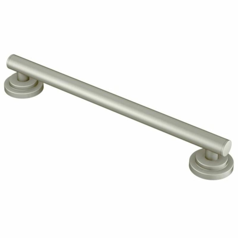 Iso Brushed Nickel 24″ Designer Grab Bar